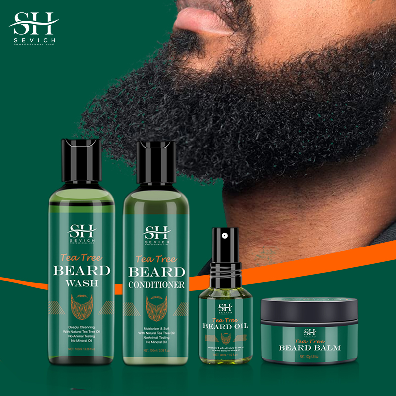 Beard Oil Growth - ชุดบำรุงเคราสำหรับผู้ชายน้ำมันบำรุงเคราให้ความชุ่มชื้นป้องกันผมร่วง
