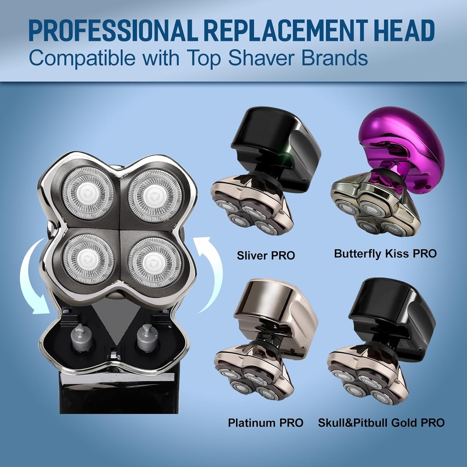 ใบมีดโกนสำรอง, หัวตัดแบบลอยตัว - Electric Shaver Rotary บทวิจารณ์และราคา