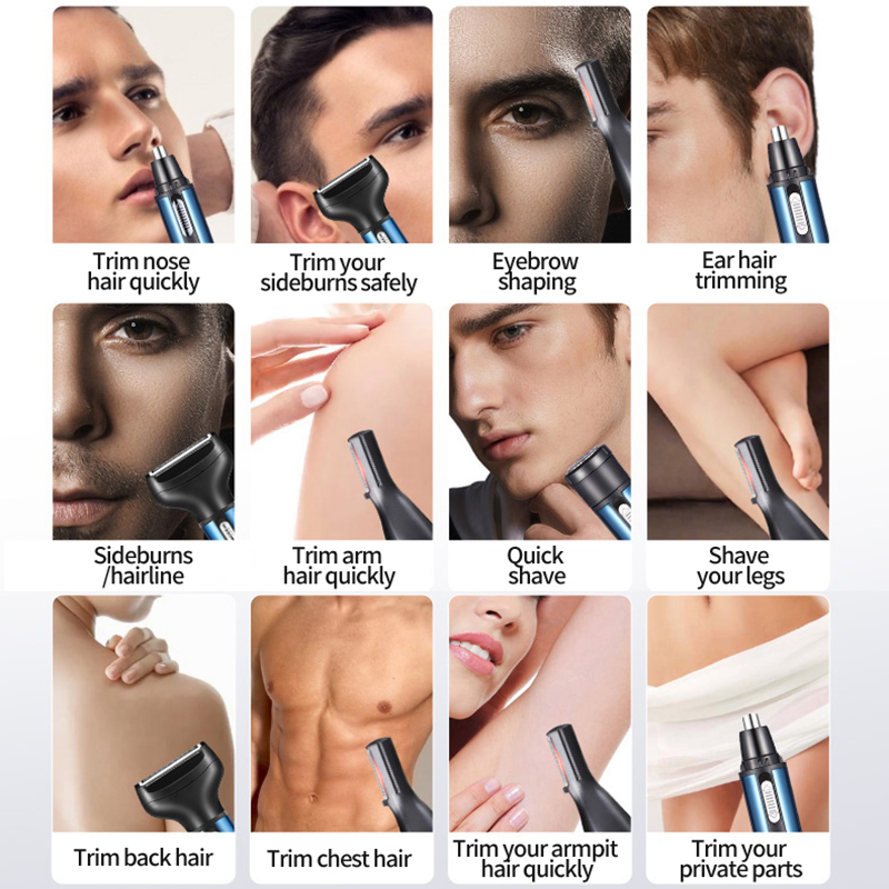 เครื่องตัดขนจมูกหูไฟฟ้าสำหรับผ - Electric Shaver Rotary บทวิจารณ์และราคา