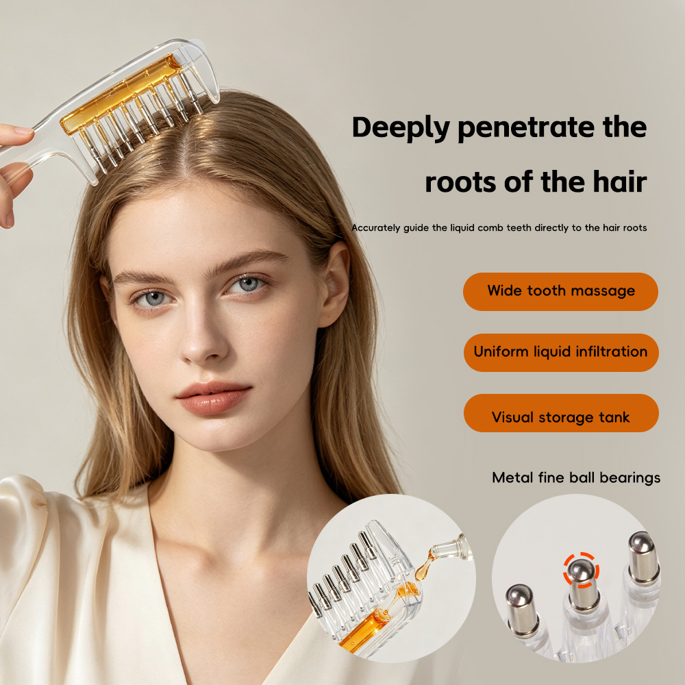 หวีนวดใสสำหรับน้ำมันหอมระเหยแบ - Beard Oil Growth บทวิจารณ์และราคา