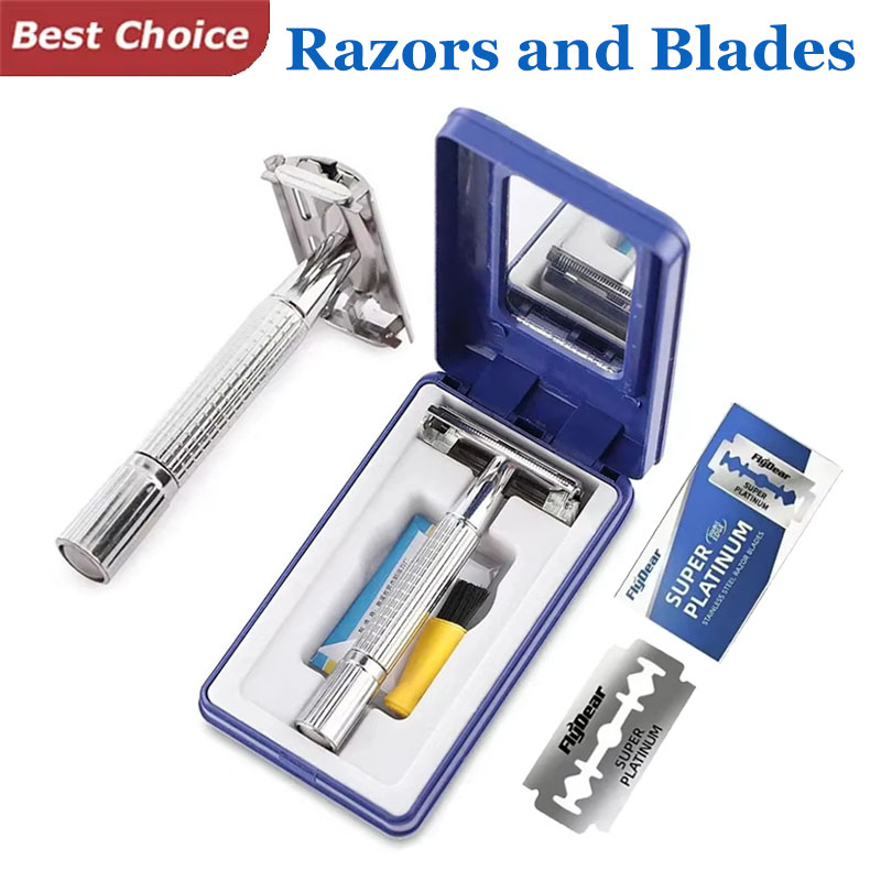 มีดโกนโกนหนวดเคราขอบคู่ของผู้ช - Men'S Grooming Accessories Kit บทวิจารณ์และราคา