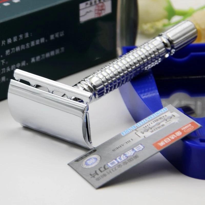 มีดโกนโกนหนวดเคราขอบคู่ของผู้ช - Men'S Grooming Accessories Kit บทวิจารณ์และราคา