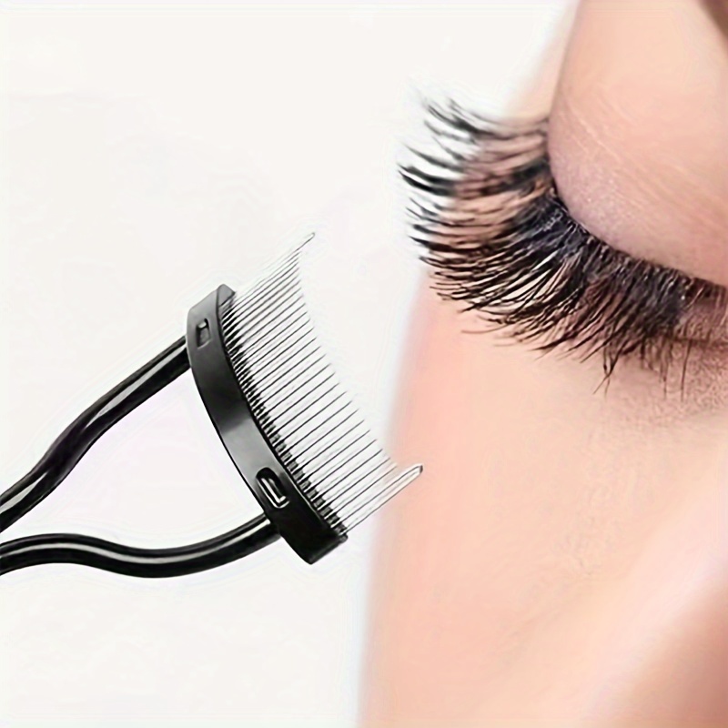 แปรงหวีขนตาแบบเข็มเหล็ก 1 ชิ้น - Comb Fine Tooth บทวิจารณ์และราคา