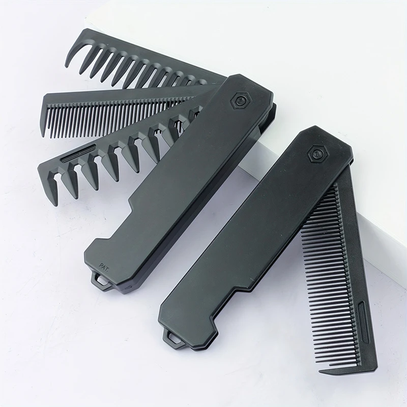 หวีจัดแต่งทรงผม 3-in-1 แบบพับไ - Men Grooming Hygiene บทวิจารณ์และราคา