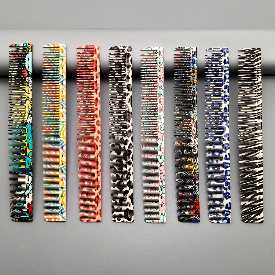 ตัดผมหวีขนาดสีฟ้าสีเหลืองไม้บร - Comb Fine Tooth บทวิจารณ์และราคา