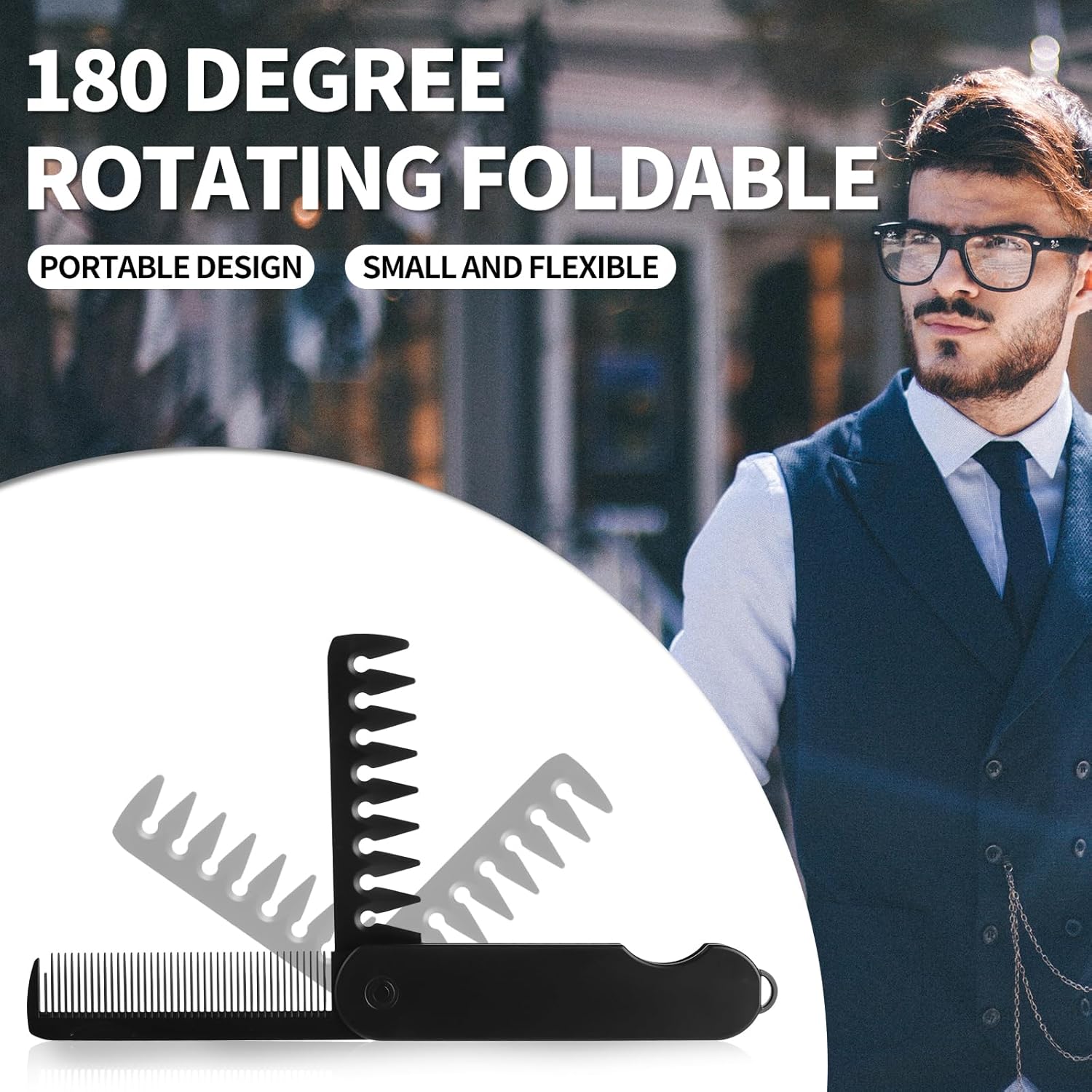 หวีพับได้สำหรับผู้ชาย 2 in 1 ห - Men'S Grooming Accessories Kit บทวิจารณ์และราคา