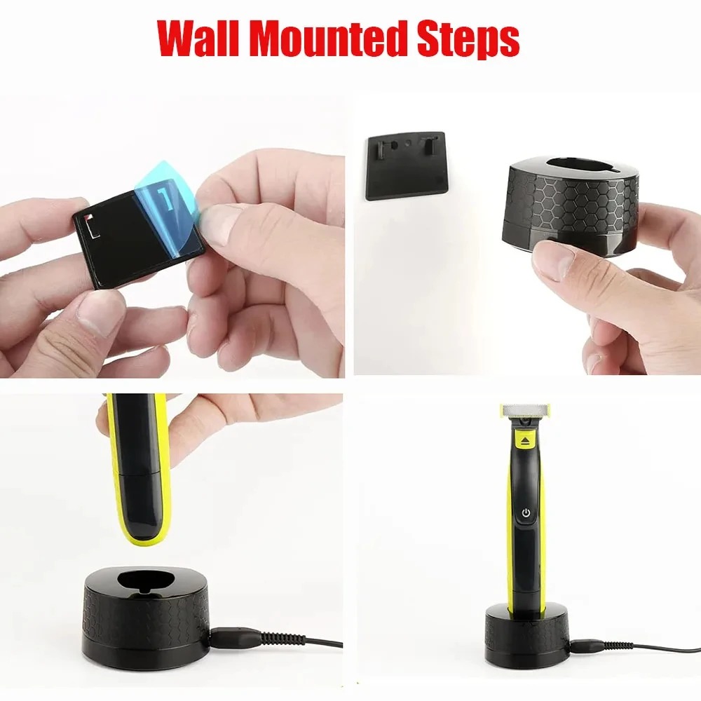 ใหม่ติดผนังฐานชาร์จที่วางเครื่ - Electric Shaver Rotary บทวิจารณ์และราคา
