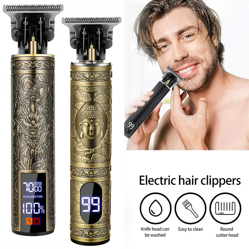 เครื่องตัดผมไร้สาย T9 แบบชาร์จ - Men Grooming Hygiene บทวิจารณ์และราคา