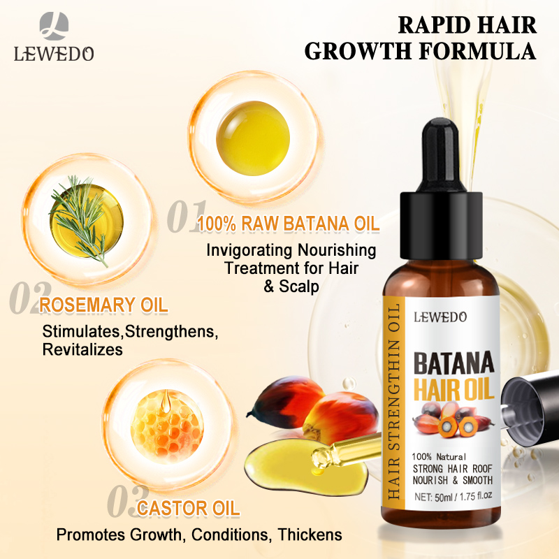 ชุดผลิตภัณฑ์บำรุงเส้นผม LEWEDO - Beard Oil Growth บทวิจารณ์และราคา