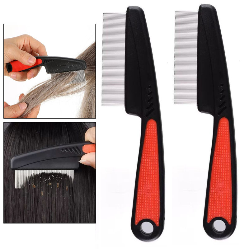 2pcs รังแคหนังศีรษะโรคสะเก็ดเง - Comb Fine Tooth บทวิจารณ์และราคา