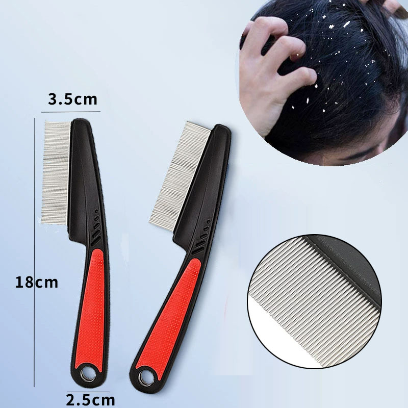 2pcs รังแคหนังศีรษะโรคสะเก็ดเง - Comb Fine Tooth บทวิจารณ์และราคา
