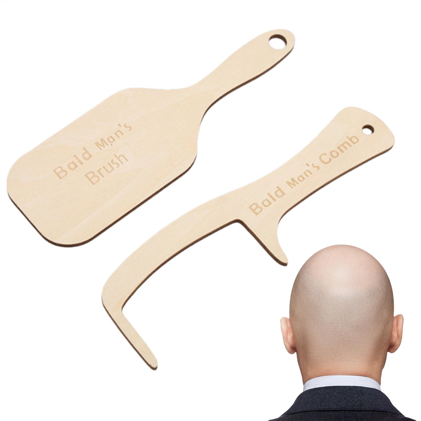 หวีแปรงผมสำหรับคนหัวล้าน 2 ชิ้ - Men Grooming Hygiene บทวิจารณ์และราคา