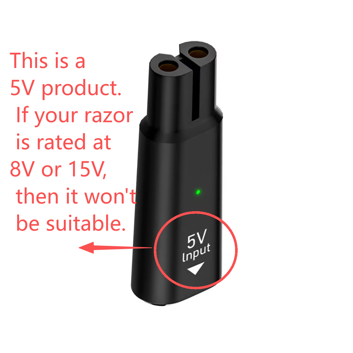อะแดปเตอร์ชาร์จ USB Type C 5V  - Electric Shaver Rotary บทวิจารณ์และราคา
