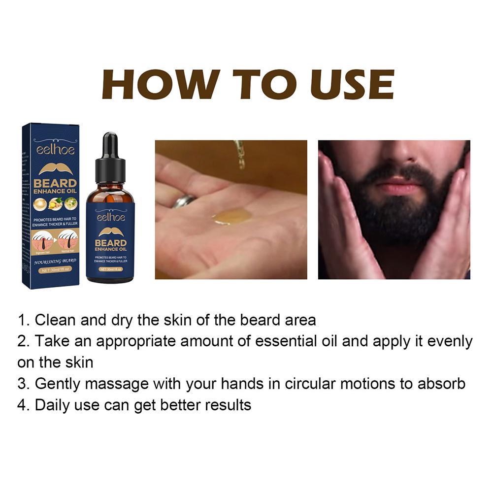 ธรรมชาติ 1/3/5Pcs Beard Growth - Beard Oil Growth บทวิจารณ์และราคา