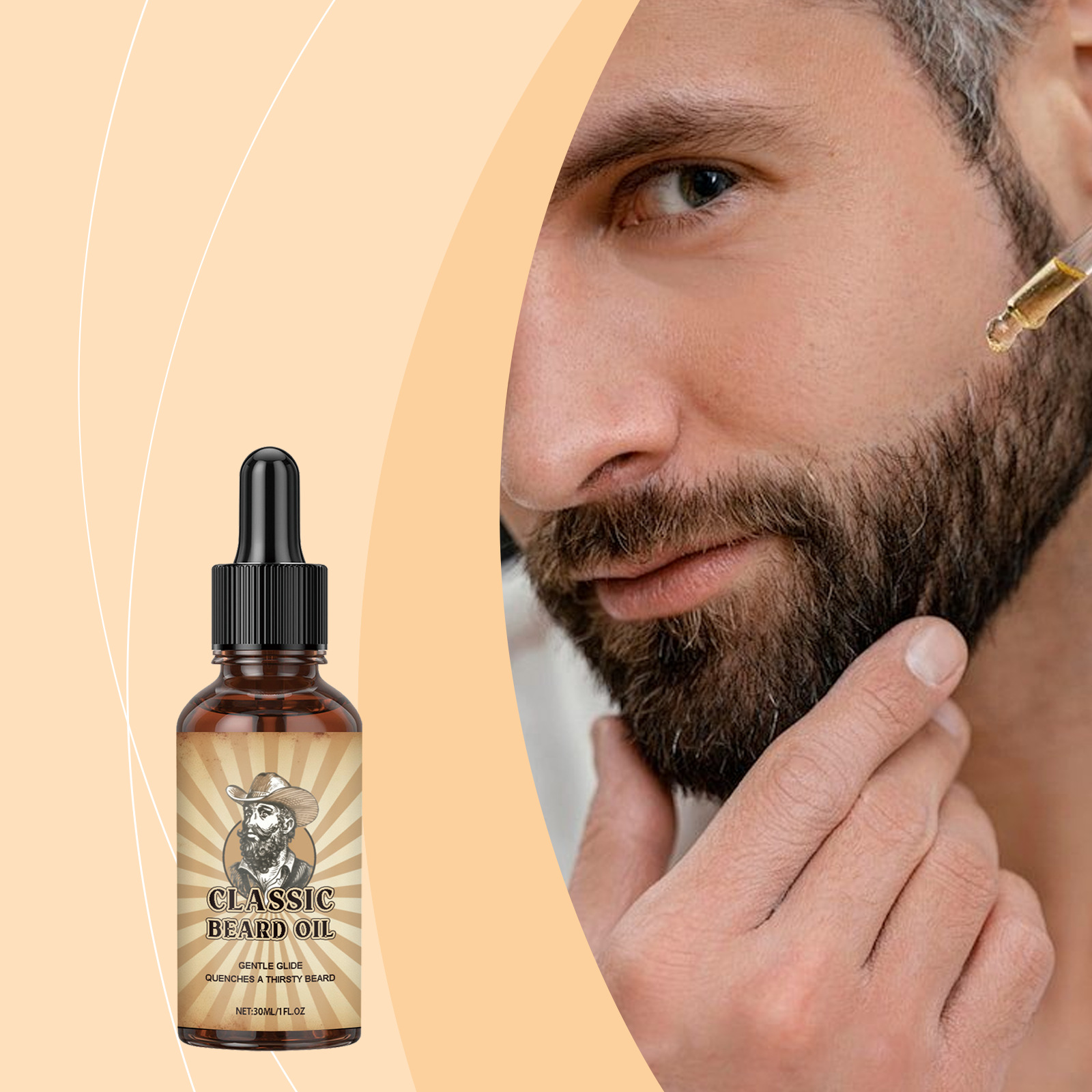 น้ำมันบำรุงเคราสูตรพิเศษ ช่วยเ - Beard Oil Growth บทวิจารณ์และราคา